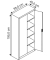 Stahlschrank C 2000 Acurado 9260-000 S11312 lichtgrau, rubinrot 93,0 x 40,0 x 195,0 cm, aufgebaut
